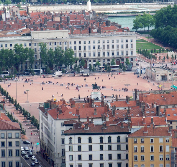 Place Bellecour à Lyon